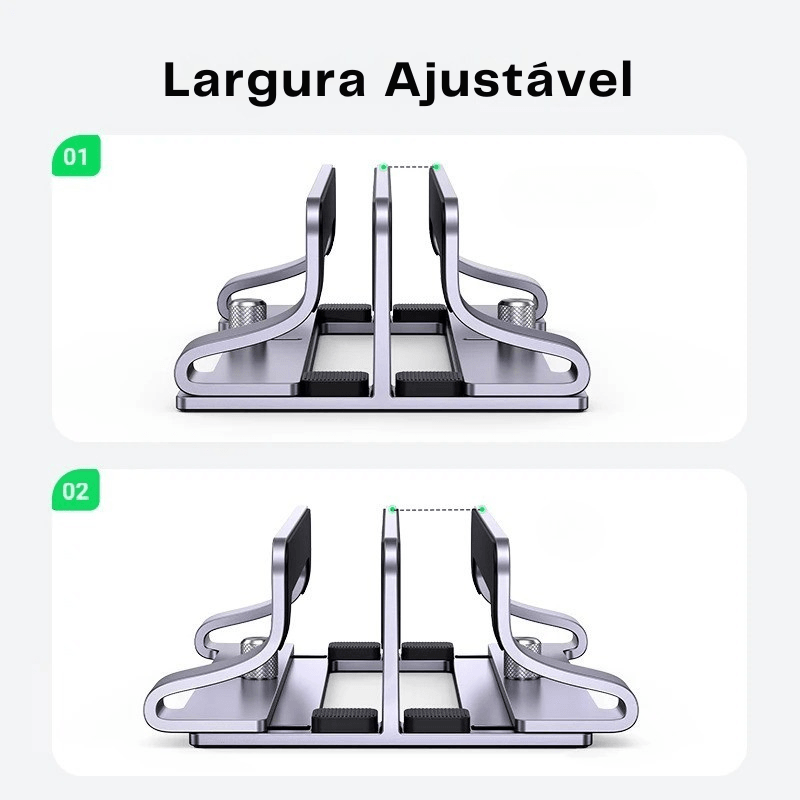 Suporte Vertical para Celulares, Ipads, Tablets, Notebooks, Livros/Cadernos e MacBooks