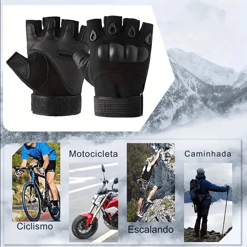 Luvas Sem Dedos Que Todo Aventureiro Está Usando – Perfeitas para Tiro, Airsoft, Ciclismo e Muito Mais!