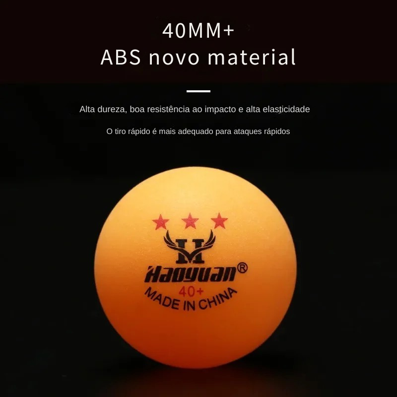 60 Bolas Profissionais de Tênis de Mesa – Alta Performance para Treinos e Competições com Material ABS de Última Geração!