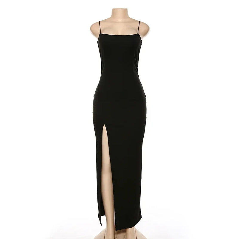 Vestido Longo de Festa – Vermelho & Preto com Renda, Estilo Bodycon que Valoriza Cada Curva
