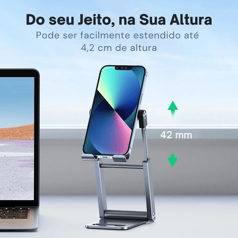 Suporte UGREEN Alumínio Reforçado para Celular e Tablet – Universal e Estável