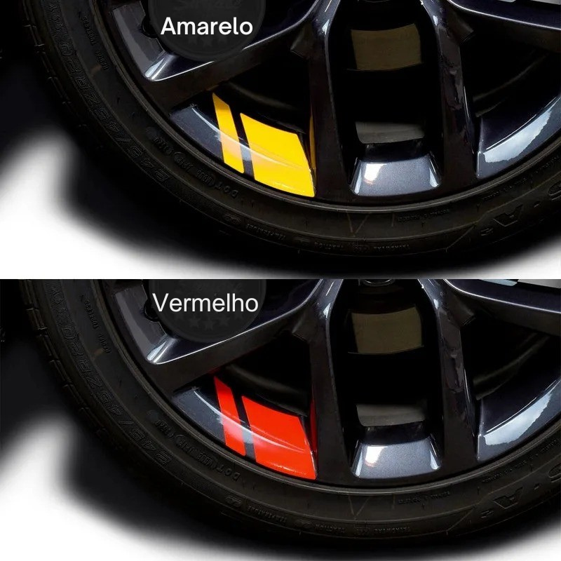 Transforme Suas Rodas com Estilo - 5 Adesivos Reflexivos para Rodas Dodge, Jeep, Chrysler e Esportivos!