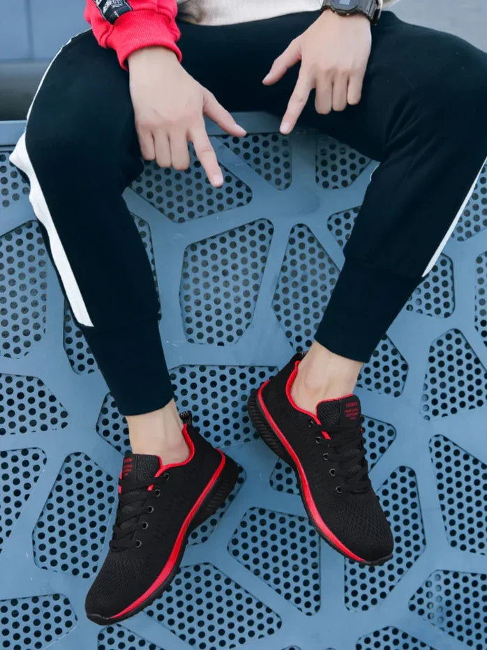 Tênis Masculino de Corrida e Caminhada – Leve, Respirável e com Estilo Esportivo para o Dia Todo!