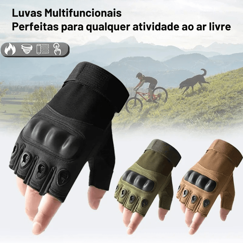 Luvas Sem Dedos Que Todo Aventureiro Está Usando – Perfeitas para Tiro, Airsoft, Ciclismo e Muito Mais!