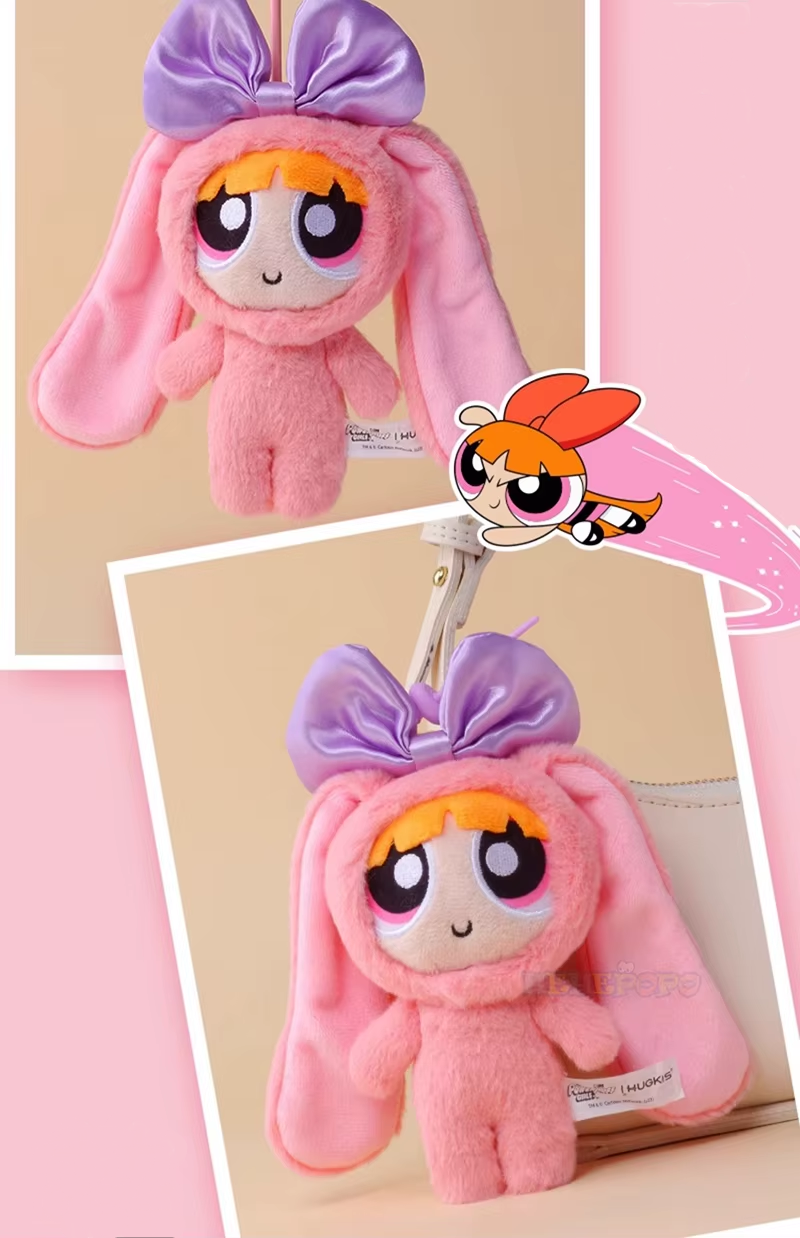 Encante-se com o pingente de pelúcia de 12cm, perfeito para bolsas, mochilas ou como presente especial!