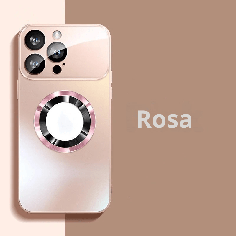 A Capa Magnética Mais Luxuosa de Todas: Design Titanium Fosco + Carga Magsafe para iPhone 12 ao 16!
