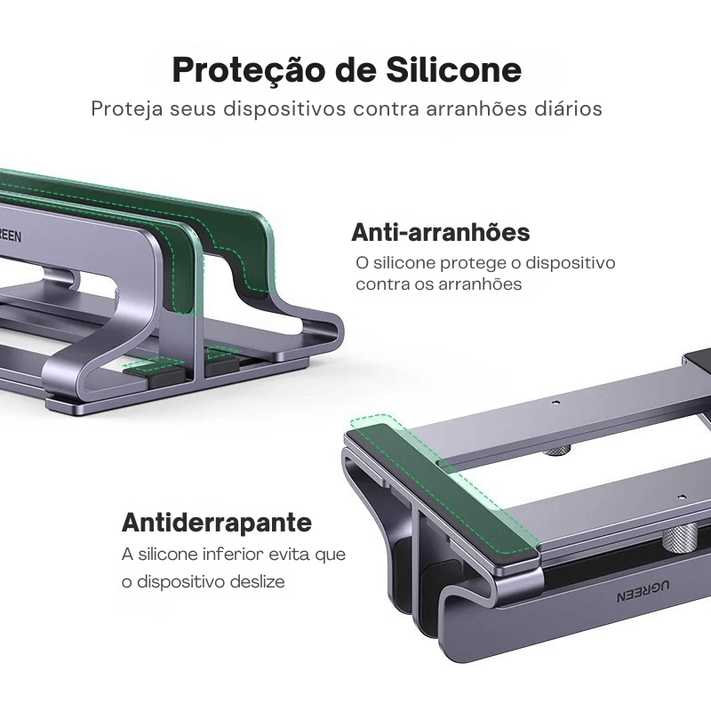 Suporte Vertical para Celulares, Ipads, Tablets, Notebooks, Livros/Cadernos e MacBooks