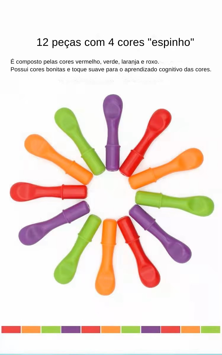 Ouriço de Encaixe — Diversão Inteligente Que Desenvolve Mentes Brilhantes!