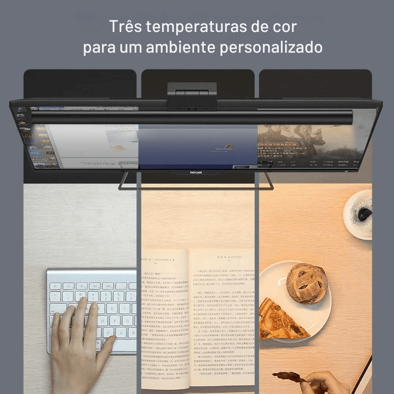 Transforme Seu Espaço de Estudo com Esta Luz de Monitor Inteligente – Mais Conforto, Menos Cansaço!