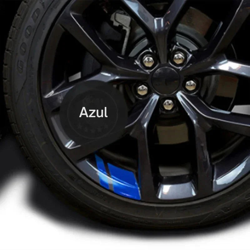Transforme Suas Rodas com Estilo - 5 Adesivos Reflexivos para Rodas Dodge, Jeep, Chrysler e Esportivos!
