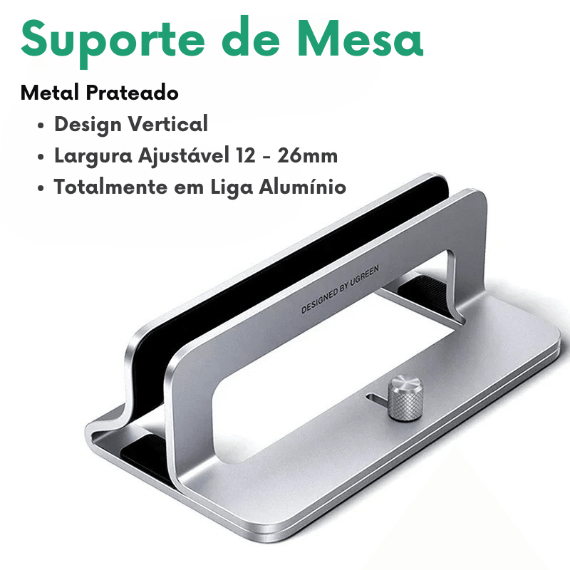 Suporte Vertical para Celulares, Ipads, Tablets, Notebooks, Livros/Cadernos e MacBooks