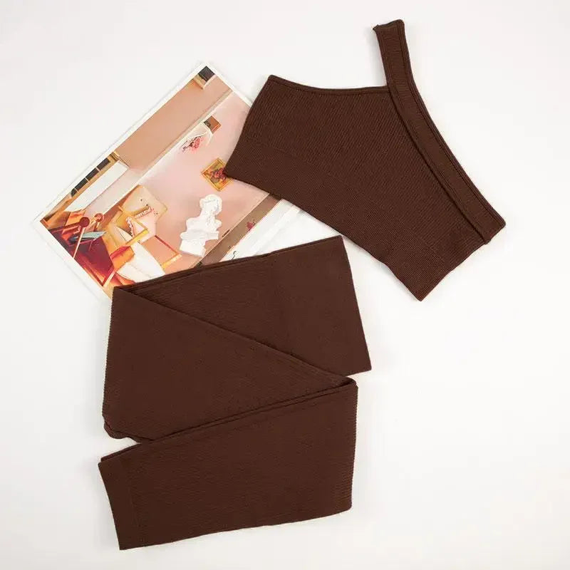 Conjunto Esportivo Feminino Sem Costura – Estilo, Conforto e Desempenho em Um Só Look!