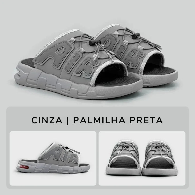 Chinelos Masculinos com Almofada de Ar – Design Esportivo, Maciez Incrível e Antiderrapante para um Verão com Conforto e Estilo!
