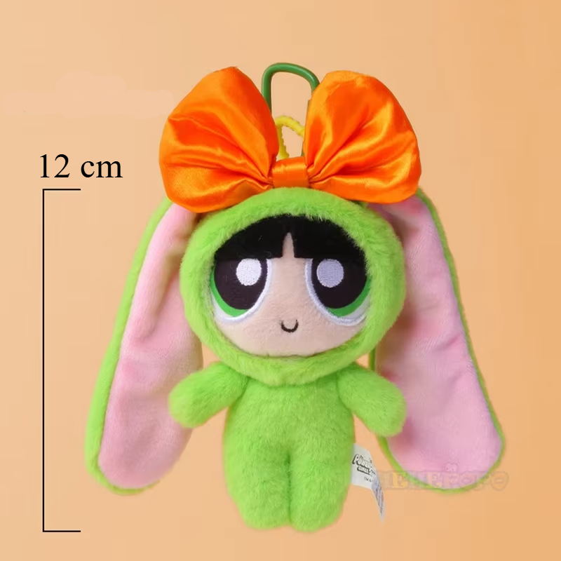 Encante-se com o pingente de pelúcia de 12cm, perfeito para bolsas, mochilas ou como presente especial!