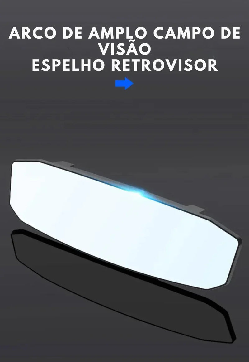 Veja Tudo com Segurança: Espelho Interno Convexo Grande Angular para Monitoramento de Bebê e Visão Ampliada Sem Reflexos!