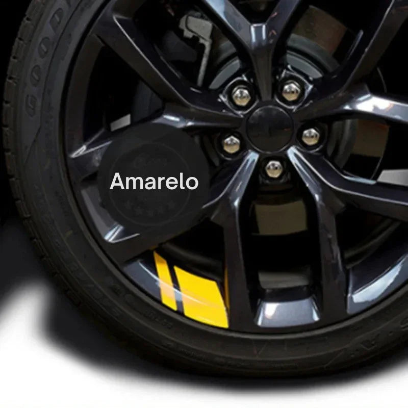 Transforme Suas Rodas com Estilo - 5 Adesivos Reflexivos para Rodas Dodge, Jeep, Chrysler e Esportivos!