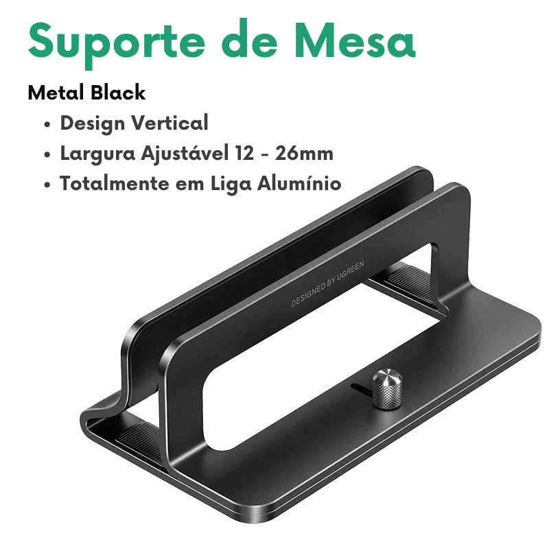 Suporte Vertical para Celulares, Ipads, Tablets, Notebooks, Livros/Cadernos e MacBooks