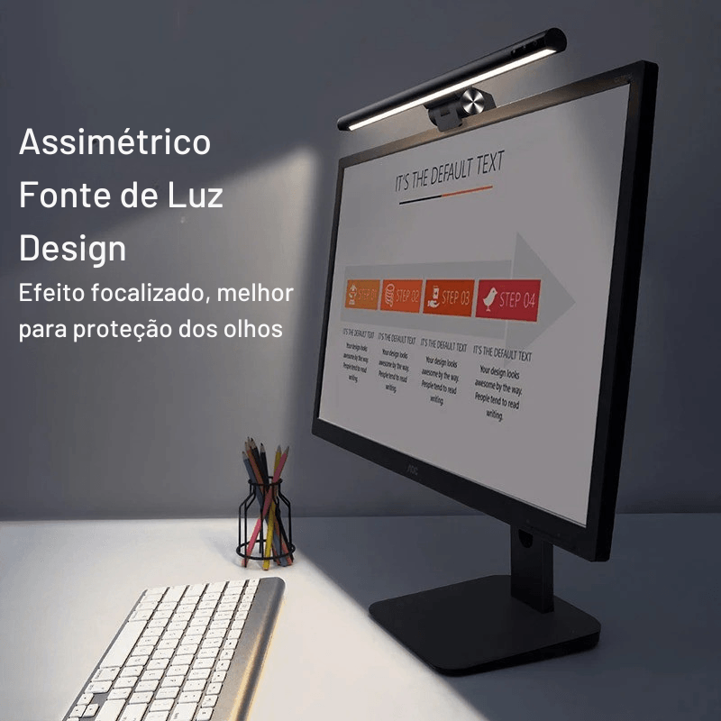 Transforme Seu Espaço de Estudo com Esta Luz de Monitor Inteligente – Mais Conforto, Menos Cansaço!