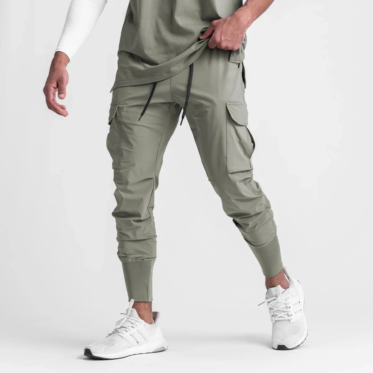 Calças Esportivas Camufladas Masculinas — Leves, Elásticas e de Secagem Rápida para Treinos com Liberdade Total!
