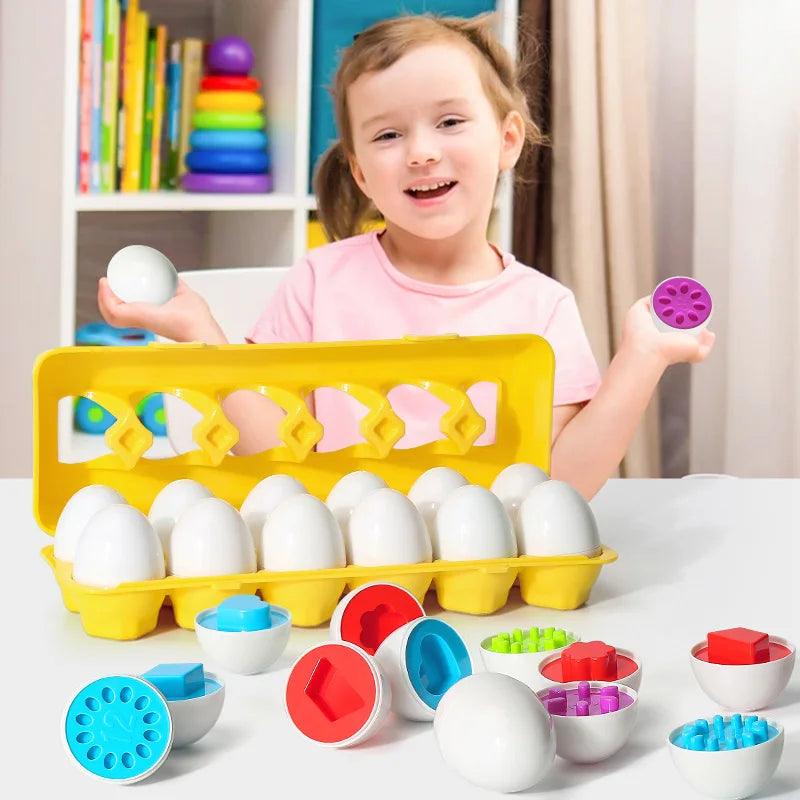 Ovos Mágicos da Aprendizagem: o brinquedo educativo que ensina formas, cores e raciocínio de um jeito divertido!