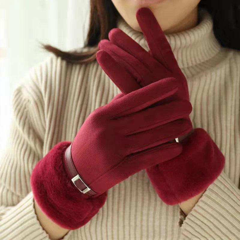 O Inverno Não Tem Chance: Luvas Fashion com Veludo Interno, Tela Touch e Acabamento de Camurça
