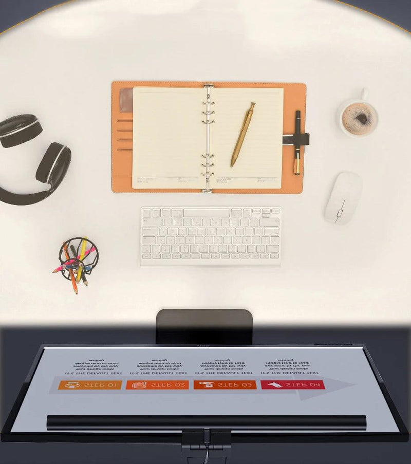 Transforme Seu Espaço de Estudo com Esta Luz de Monitor Inteligente – Mais Conforto, Menos Cansaço!