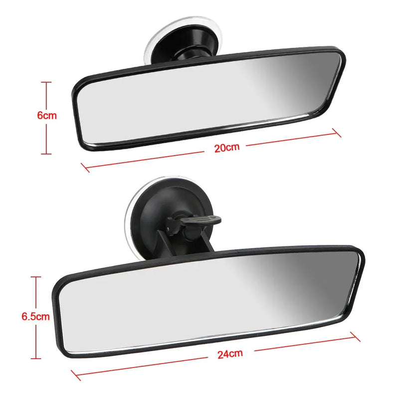 Mais Controle e Visibilidade no Volante: Espelho Retrovisor Interno com Giro 360° e Ajuste Inteligente!