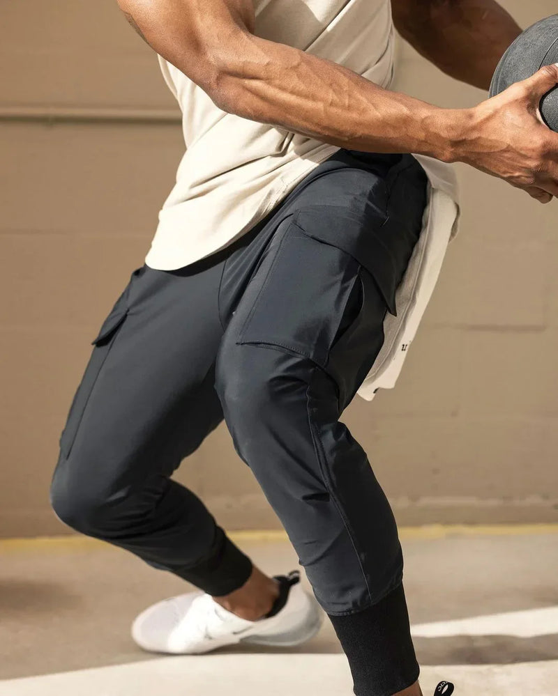 Calças Esportivas Camufladas Masculinas — Leves, Elásticas e de Secagem Rápida para Treinos com Liberdade Total!