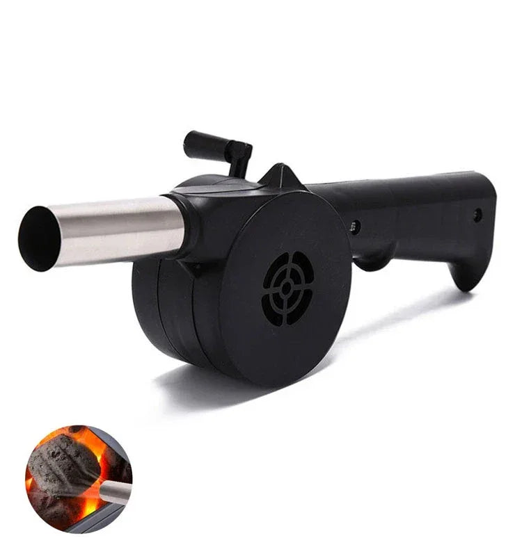 Ventilador Manual para Churrasco – Aumente o Fogo sem Esforço e Tenha Brasas Perfeitas em Segundos!