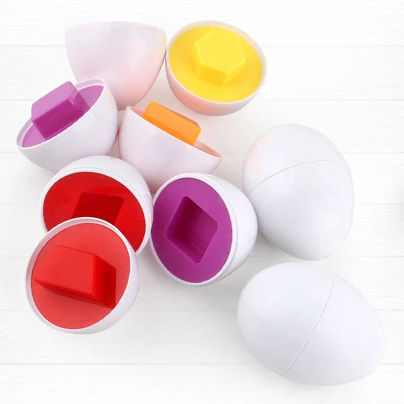 Ovos Mágicos da Aprendizagem: o brinquedo educativo que ensina formas, cores e raciocínio de um jeito divertido!