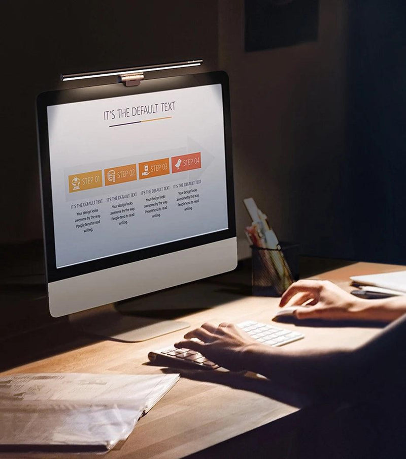 Transforme Seu Espaço de Estudo com Esta Luz de Monitor Inteligente – Mais Conforto, Menos Cansaço!