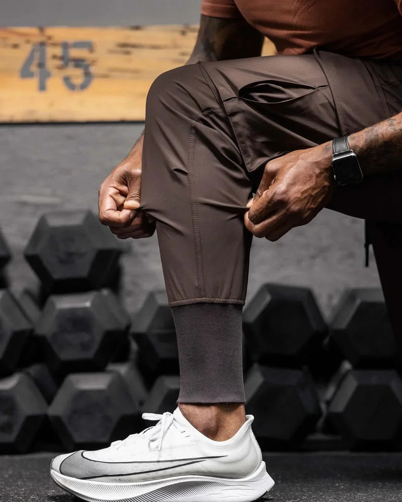 Calças Esportivas Camufladas Masculinas — Leves, Elásticas e de Secagem Rápida para Treinos com Liberdade Total!