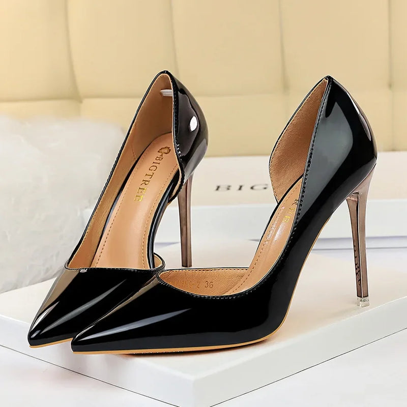 Salto Alto dos Sonhos – Scarpin Azul e Verde Luxo 10.5cm para Brilhar no Casamento, Festa ou Noite Especial!