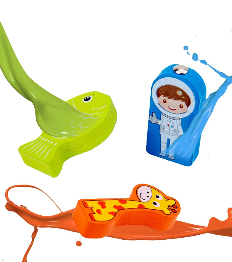 Aprender Brincando: o brinquedo educativo de madeira que ensina cores, formas, números e coordenação de um jeito divertido!