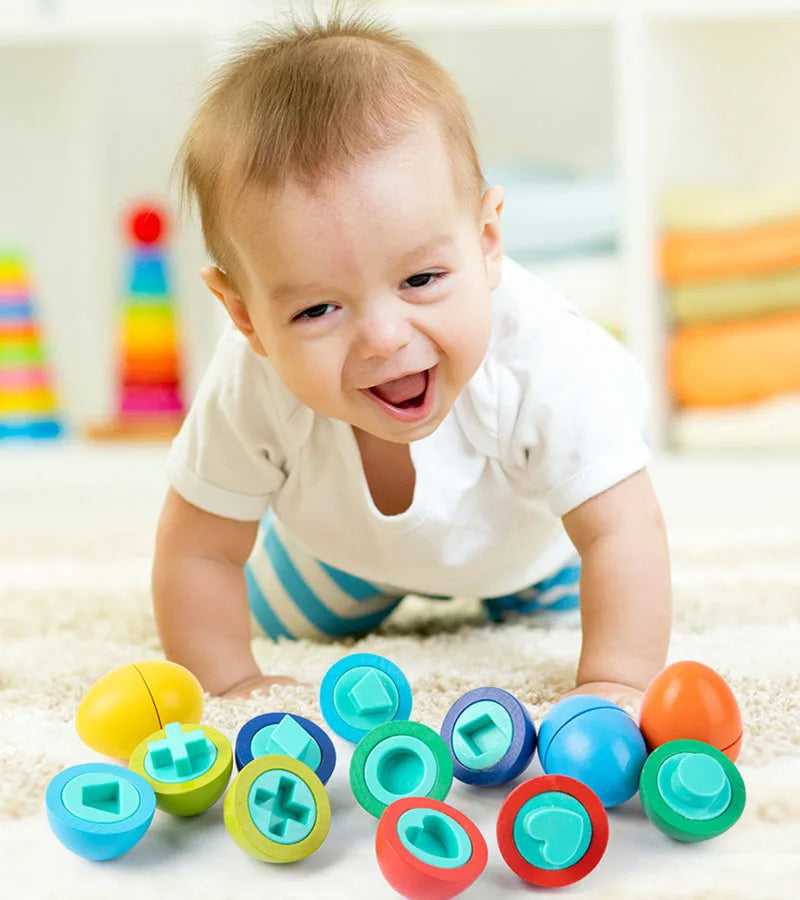 Ovos Mágicos da Aprendizagem: o brinquedo educativo que ensina formas, cores e raciocínio de um jeito divertido!