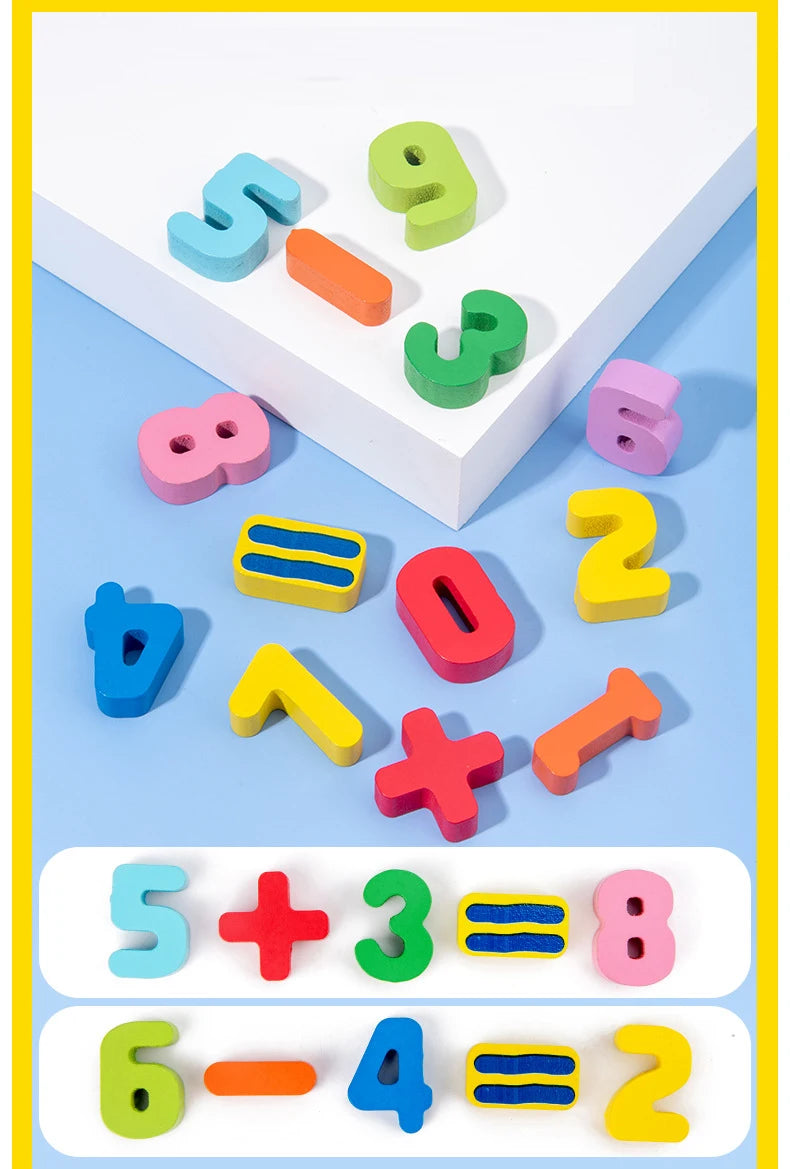 Aprender Brincando: o brinquedo educativo de madeira que ensina cores, formas, números e coordenação de um jeito divertido!