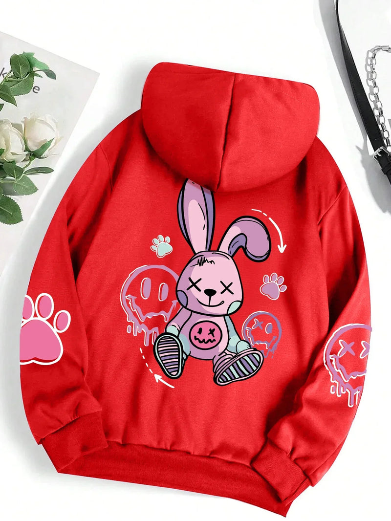Moletom Canguru Oversized Feminino: Estilo Hip Hop + Conforto Quentinho para Arrasar no Outono