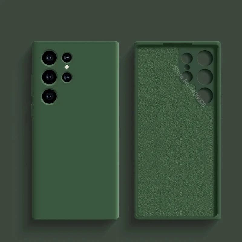 A Capa Mais Macia e Estilosa para Samsung – Proteção Antichoque com Toque de Silicone Premium Para seu Samsung A53, A54, S23, S24, S23 Ultra e S24 Ultra!