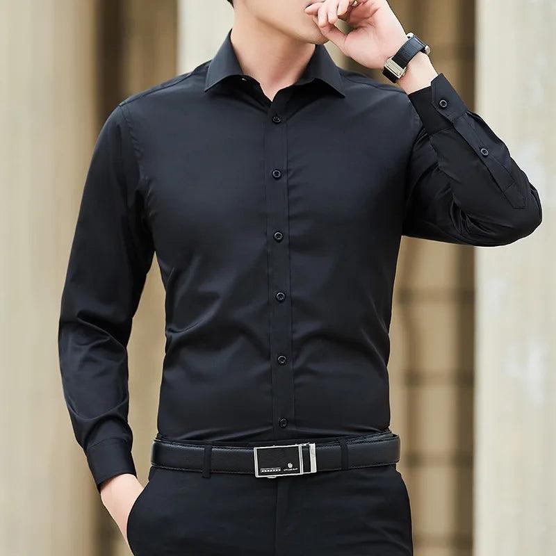Camisa Social Masculina Plus Size – Moderna, Clássica e com Caimento Slim Perfeito