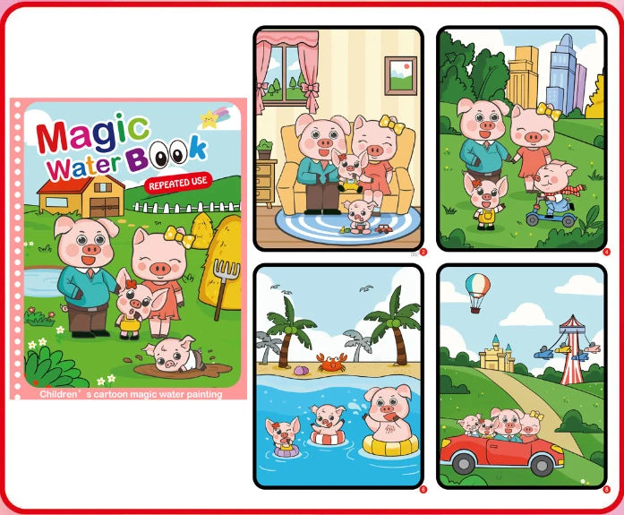 Desperte a Criatividade com os Livros Mágicos de Desenho com Água!