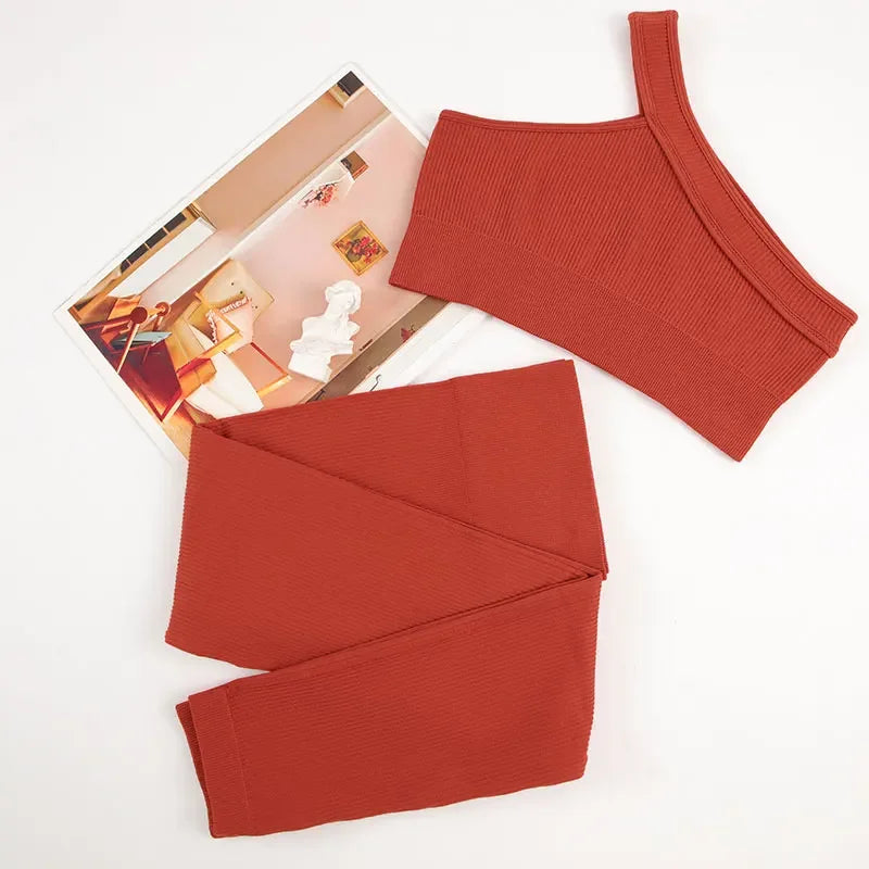Conjunto Esportivo Feminino Sem Costura – Estilo, Conforto e Desempenho em Um Só Look!