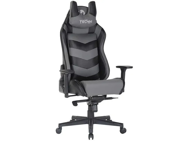Cadeira Gamer Techni Sport – Conforto Reclinável e Design Giratório para Dominar Suas Gameplays!