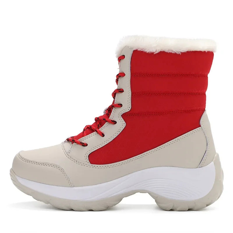 Elegância e Conforto no Inverno – Botas de Neve Femininas Antiderrapantes, Impermeáveis e com Plataforma para Máxima Proteção e Estilo!