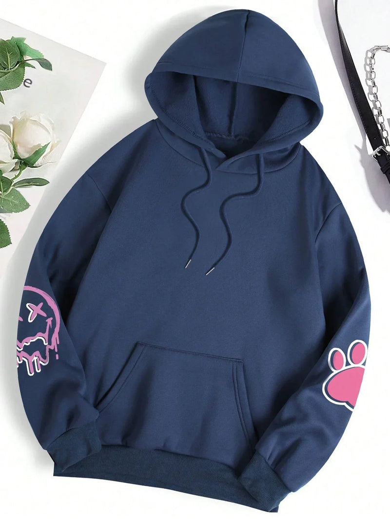 Moletom Canguru Oversized Feminino: Estilo Hip Hop + Conforto Quentinho para Arrasar no Outono