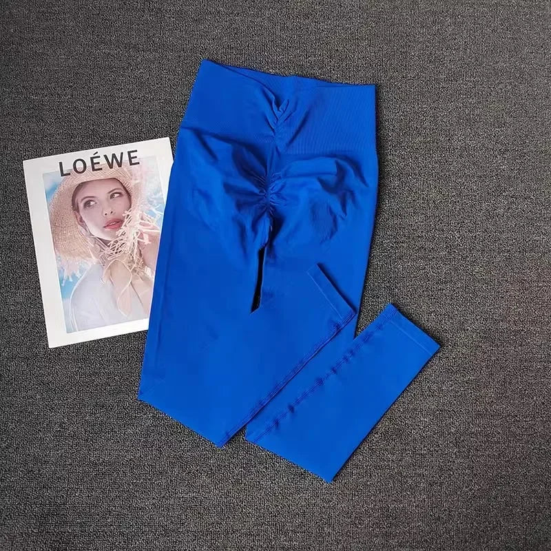 Transforme Seus Treinos: Leggings de Yoga Premium com Efeito de Valorizar as Curvas, Alta Elasticidade e Respirabilidade para Performance Máxima!