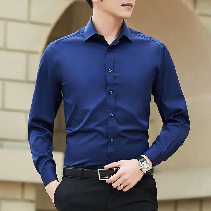 Camisa Social Masculina Plus Size – Moderna, Clássica e com Caimento Slim Perfeito
