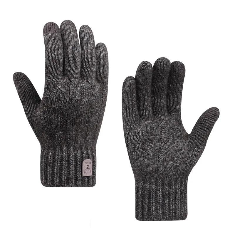 Luvas Masculinas de Inverno com Sensibilidade para Telas  – Quentes, Estilosas e Forradas com Lã para Enfrentar o Frio com Conforto