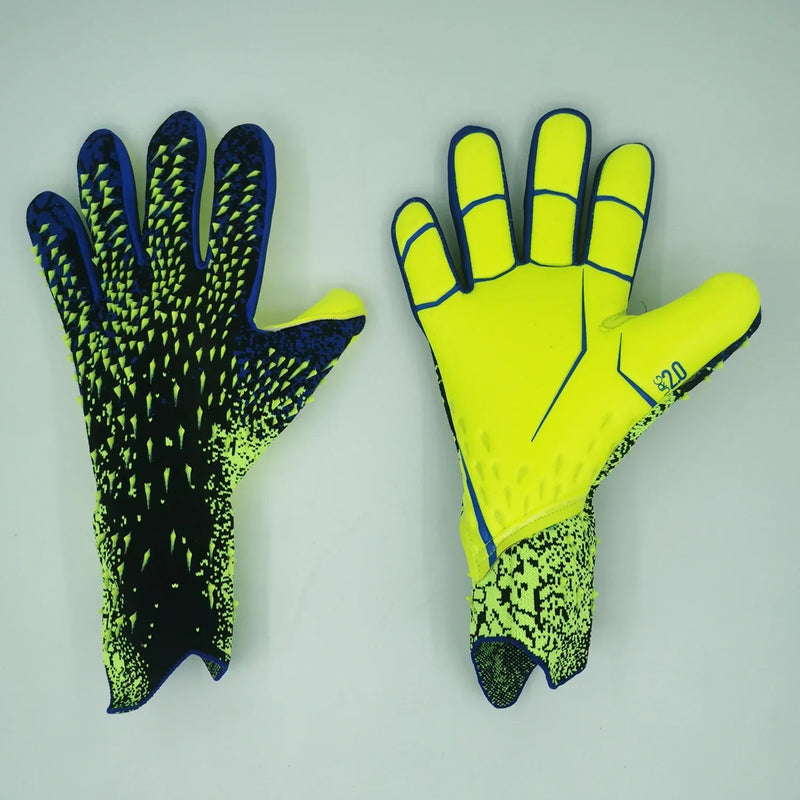 Novas Luvas de Goleiro Profissionais – Látex Reforçado, Proteção Máxima e Performance de Elite para Adultos e Jovens!