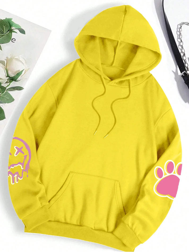 Moletom Canguru Oversized Feminino: Estilo Hip Hop + Conforto Quentinho para Arrasar no Outono