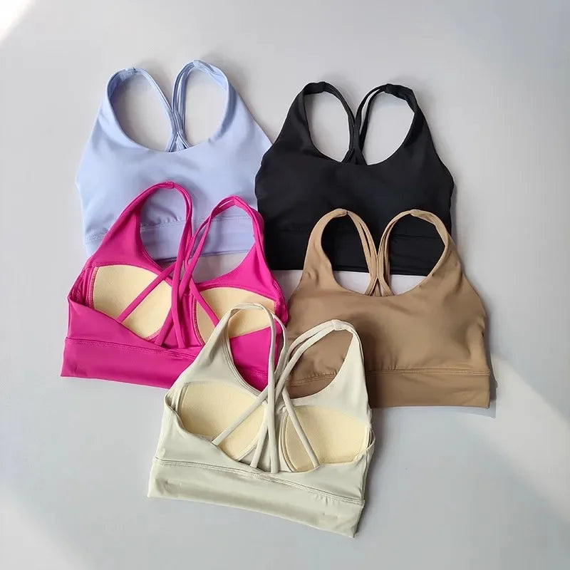 Conjunto de Yoga 2 em 1 para Mulheres: Cintura Alta + Top Cropped Respirável — O Look Fitness que Une Conforto, Estilo e Performance no Treino!